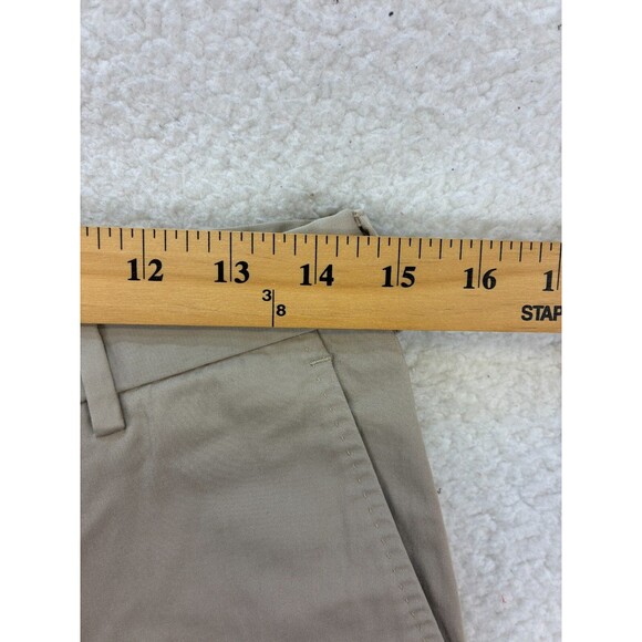 Z Zegna Chino Pants Mens 32R Beige Slim Fit Stretch Cotton Trouser Dress Casual - Picture 5 of 14